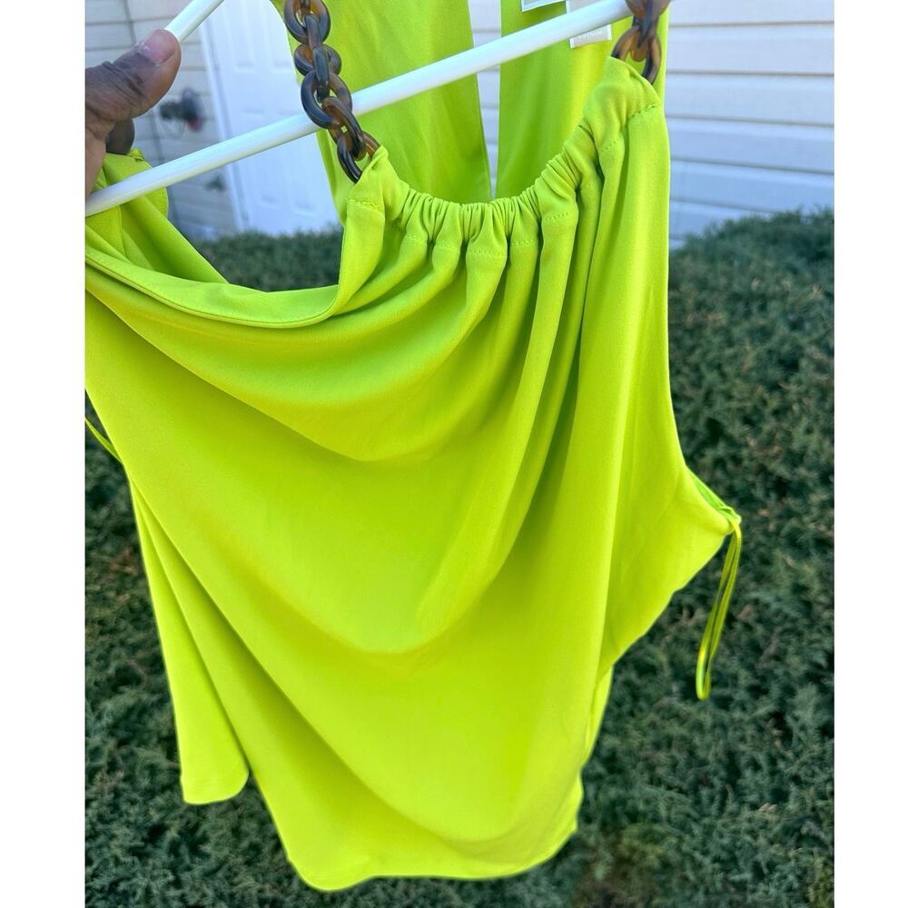 Michael Kors Women’s Lime Green Tank Top Size‎ Large - Picture 9 of 9